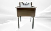 One Compartment Bar Sink With Faucet NSF 1BS-2424-318