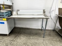 NSF Clean Dish Table 60W x 30D x45H inches HN-DTC60R
