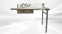 NSF Soiled Dish Table 48W x 30D x45H inches HN-DTS48R