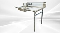 NSF Soiled Dish Table 48W x 30D x45H inches HN-DTS48R
