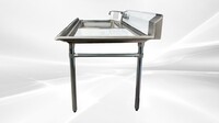 NSF Soiled Dish Table 48W x 30D x45H inches HN-DTS48R