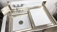 NSF Soiled Dish Table 48W x 30D x45H inches HN-DTS48R
