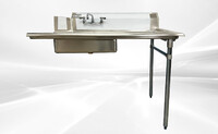 NSF Soiled Dish Table 48W x 30D x45H inches HN-DTS48R