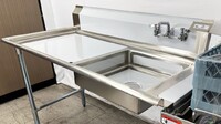 NSF Soiled Dish Table 60W x 30D x45H inches HN-DTS60L