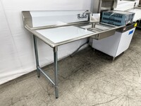 NSF Soiled Dish Table 60W x 30D x45H inches HN-DTS60L