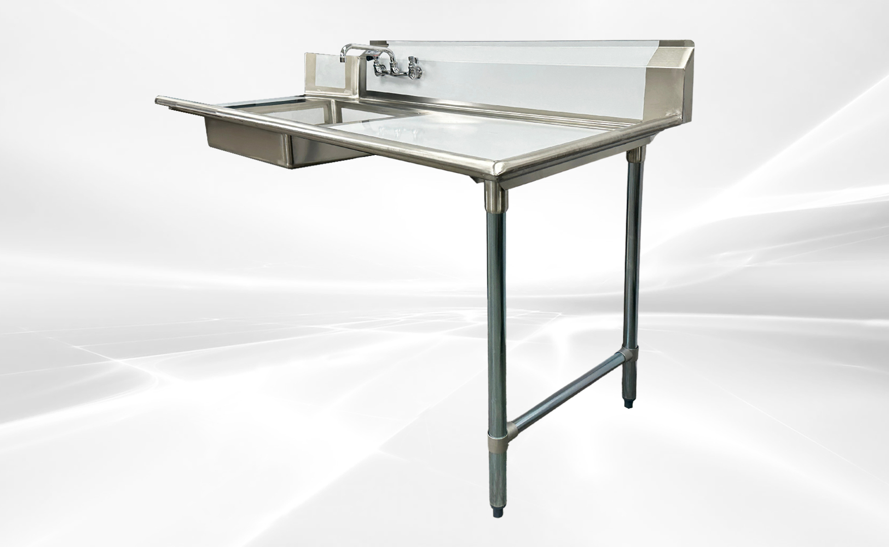 NSF Soiled Dish Table 60W x 30D x45H inches HN-DTS60R