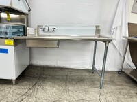 NSF Soiled Dish Table 60W x 30D x45H inches HN-DTS60R