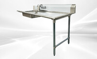 NSF Soiled Dish Table 60W x 30D x45H inches HN-DTS60R