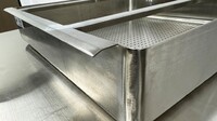 NSF Stainless Steel Pre-rinse Drain Basket PRDB-2020