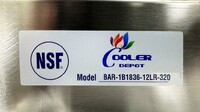 23 x 36 ins NSF Bar Sink CS-BAR-2336 HN-IB-101410-F-36CS
