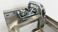 23 x 12 ins NSF Underbar Hand Sink CS-HS-2312 HS-BS1T14107