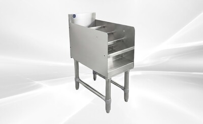 23 x 12 ins 4 Tiered S S Liquor Display Rack CS-D-2312