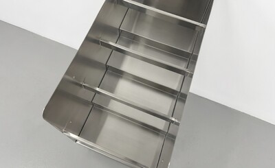 23 x 12 ins 4 Tiered S S Liquor Display Rack CS-D-2312