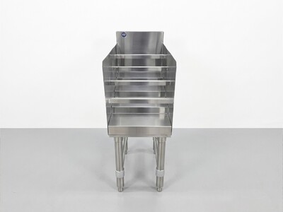 23 x 12 ins 4 Tiered S S Liquor Display Rack CS-D-2312