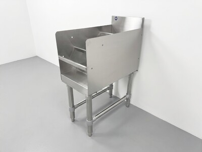 23 x 12 ins 4 Tiered S S Liquor Display Rack CS-D-2312