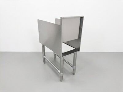23 x 12 ins 4 Tiered S S Liquor Display Rack CS-D-2312