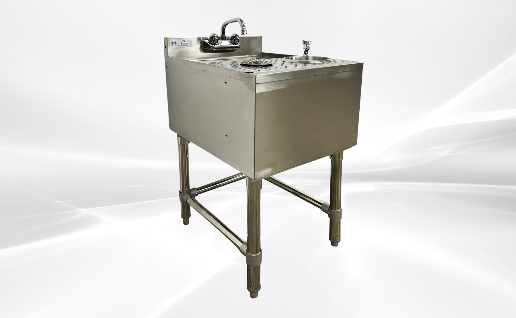 23x18 ins Mixology Station with Sink CS-HS-2318-G HS-BS1T14107