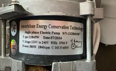 [Parts] H60-S Washing Pump 710w