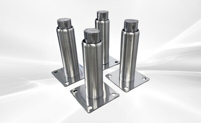 Deep fryer Adjustable Leg Installation plate 4 piece AL4