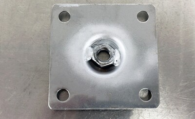 Deep fryer Adjustable Leg Installation plate 4 piece AL4