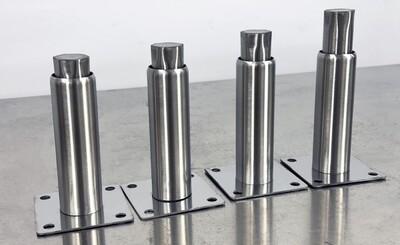 Deep fryer Adjustable Leg Installation plate 4 piece AL4