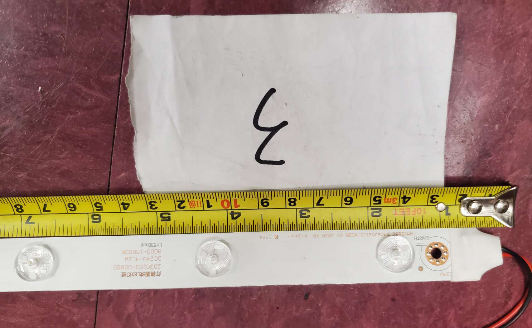 [Parts] GDC-15B Glass Door Refrigerator LED Light 2030103-00885