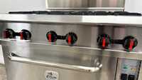 NSF 36 ins 6 Burner Convection Oven range New RGR-36C1