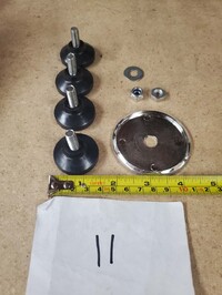 [Parts] Small Plastic Foot Cups With Chrome