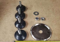 [Parts] Small Plastic Foot Cups With Chrome