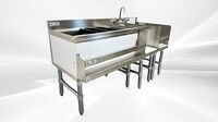 NSF 54 ins Stainless Steel Combination Cocktail Station FS301212