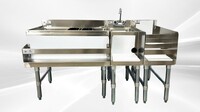 NSF 54 ins Stainless Steel Combination Cocktail Station FS301212
