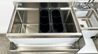 NSF 54 ins Stainless Steel Combination Cocktail Station FS301212