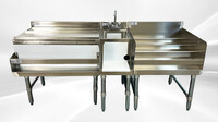 NSF 66 ins Stainless Steel Combination Cocktail Station FS301224