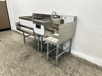 NSF Stainless S Combination Cocktail Station 54 ins FS30UH1212