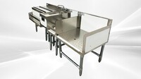 NSF Stainless S Combination Cocktail Station 78 ins FS30UH121224