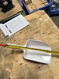 [Parts]SK-219 Plastic Ice Scoop White