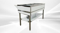 ETL 3 plate warmer and dry steam table 120v NH-3-120