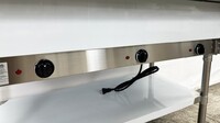 ETL 3 plate warmer and dry steam table 120v NH-3-120