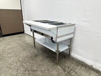 ETL 3 plate warmer and dry steam table 120v NH-3-120