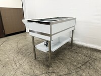 ETL 3 plate warmer and dry steam table 120v NH-3-120