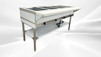 ETL 4 plate warmer and dry steam table 110v NH-4-120