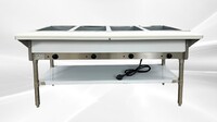 ETL 4 plate warmer and dry steam table 110v NH-4-120