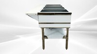 ETL 4 plate warmer and dry steam table 110v NH-4-120