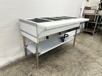 ETL 4 plate warmer and dry steam table 110v NH-4-120