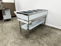 ETL 4 plate warmer and dry steam table 110v NH-4-120