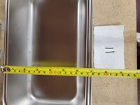 [Parts] BQL-222 Gelato Ice Cream Freezer Stainless Steel Tray 14