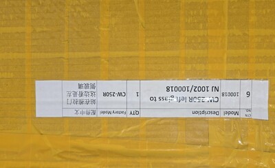 [Parts] CW-250R Left Side Glass