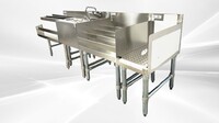 NSF Stainless S Combination Cocktail Station 84 ins FS30182412