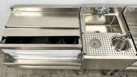 NSF Stainless S Combination Cocktail Station 84 ins FS30182412