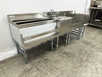 NSF Stainless S Combination Cocktail Station 84 ins FS30182412